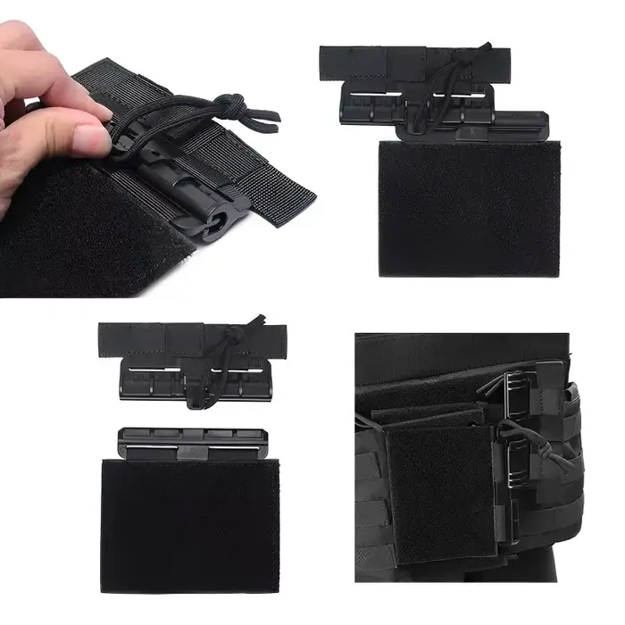 Kit de boucles de libération rapide pour gilet tactique, accessoire MOLLE universel pour chasse