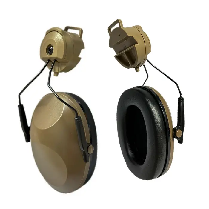 Bouchons d'oreille Anti-bruit, protège-oreilles tactiques pour la chasse, Version montée sur casque,