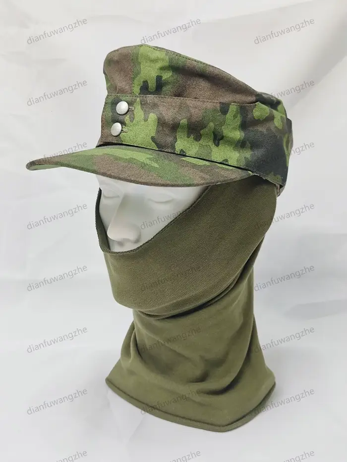 Casquette tactique chasse M43 style allemand camouflage coton montagne outdoor CS Game