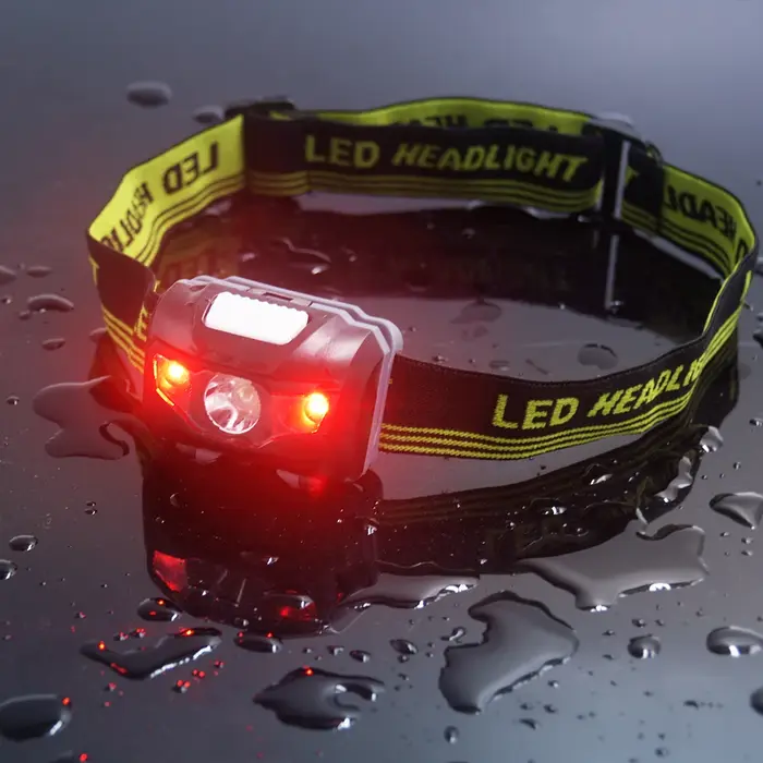 Z20 rouge blanc Mini lampe frontale 4Mode étanche R3 + 2 lampe de poche LED Super lumineux phare lam