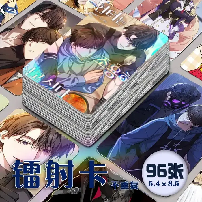 ‌ Le chasseur veut vivre tranquillement Manhwa Bl Photocards Laser Lomo Cards 96pcs/set