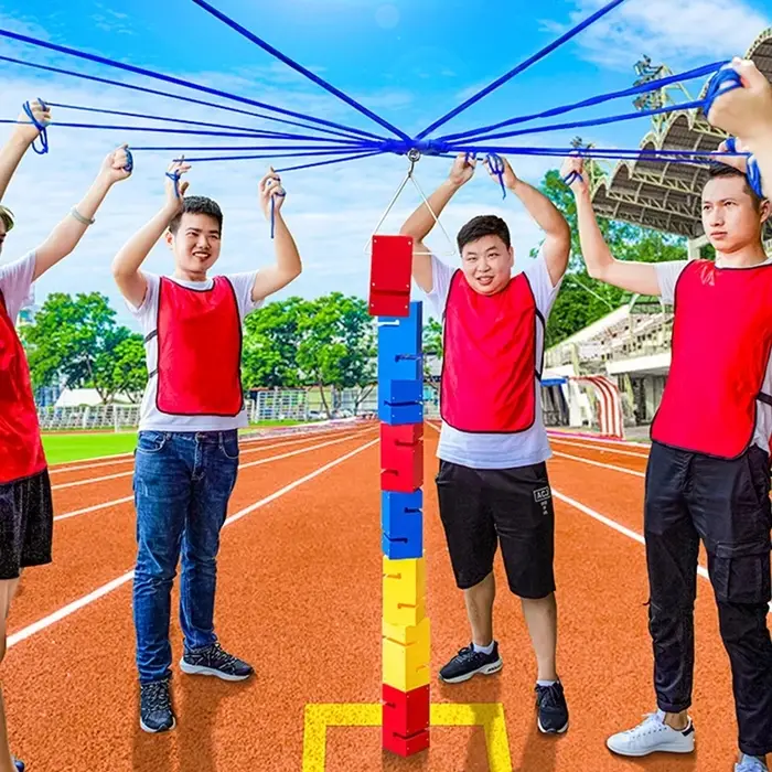 Jeu de construction de tours pour développement de l'équipe et relations interpersonnelles jeu d'équipe construction de tours pour adultes et enfants activités de groupe occasions sociales