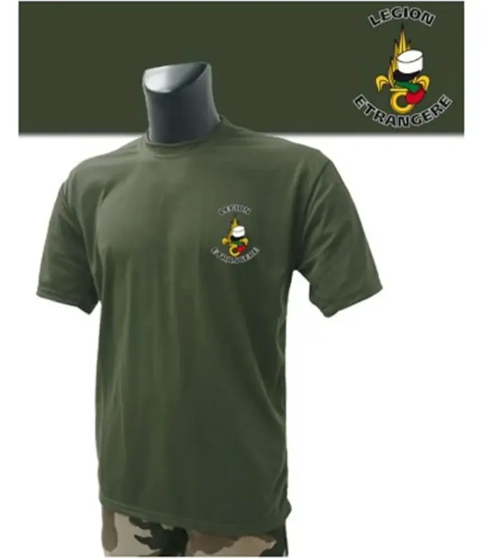 Légion étrangère française-légion étrangère hommes T-Shirt à manches courtes décontracté 100% coton 