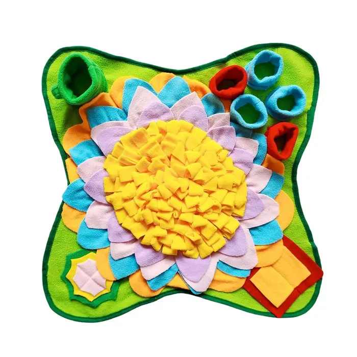 Tapis d'entraînement olfactif pour animaux de compagnie, tapis de distribution de nourriture lente p