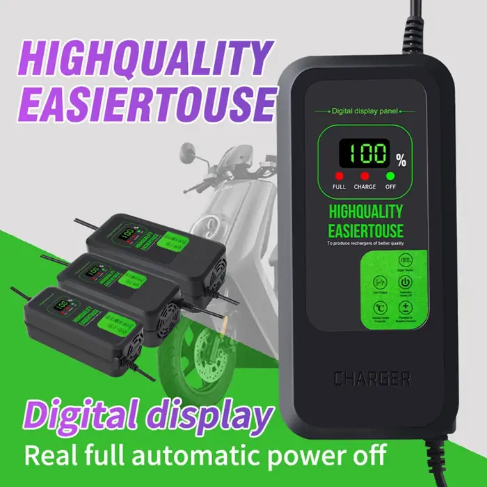 Chargeur de batterie 60V, 20Ah, pour vélos électriques et vélos électriques
