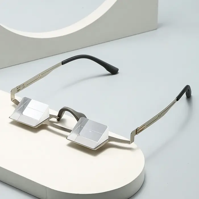 Lunettes pêche paresseuse ultra-légères allongé lecture TV miroir escalade outdoor pratique vision horizontale