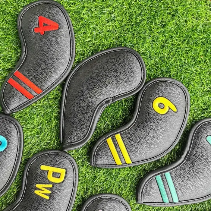 Accessoires broderie équipement d'entraînement de Golf housse de protection couvre-chef