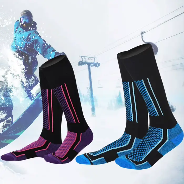 Chaussettes de Ski hiver thermiques respirantes