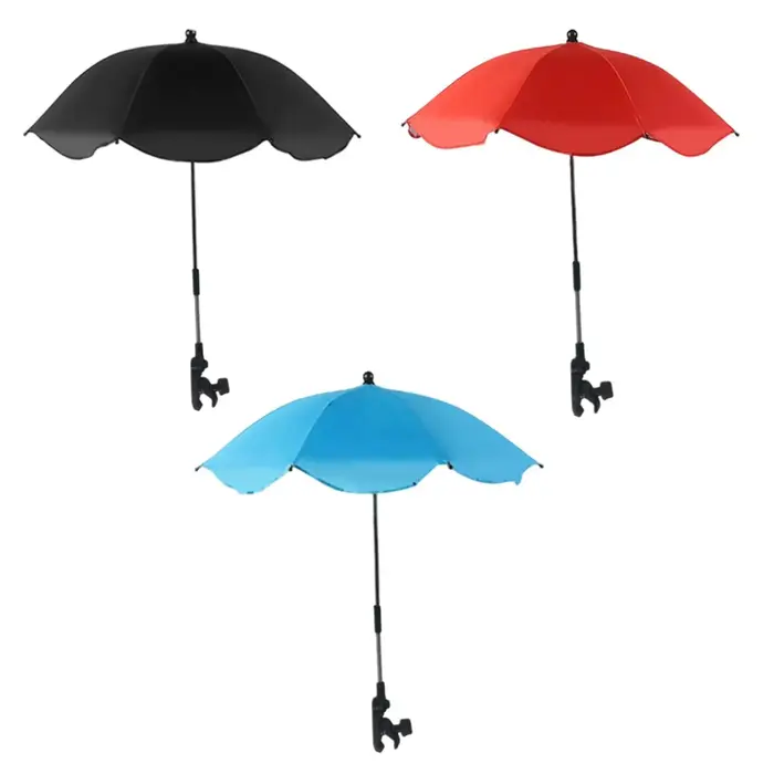 Parasol de poussette, chaise de Sport, Parasols avec pince réglable, Protection solaire, étanche, po