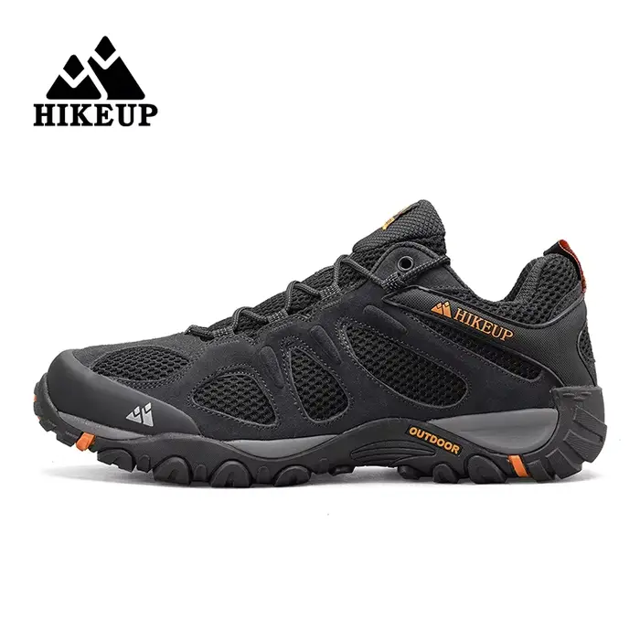 HIKEUP nouvelles chaussures de randonnée en plein air pour hommes antidérapantes résistantes à l'usu