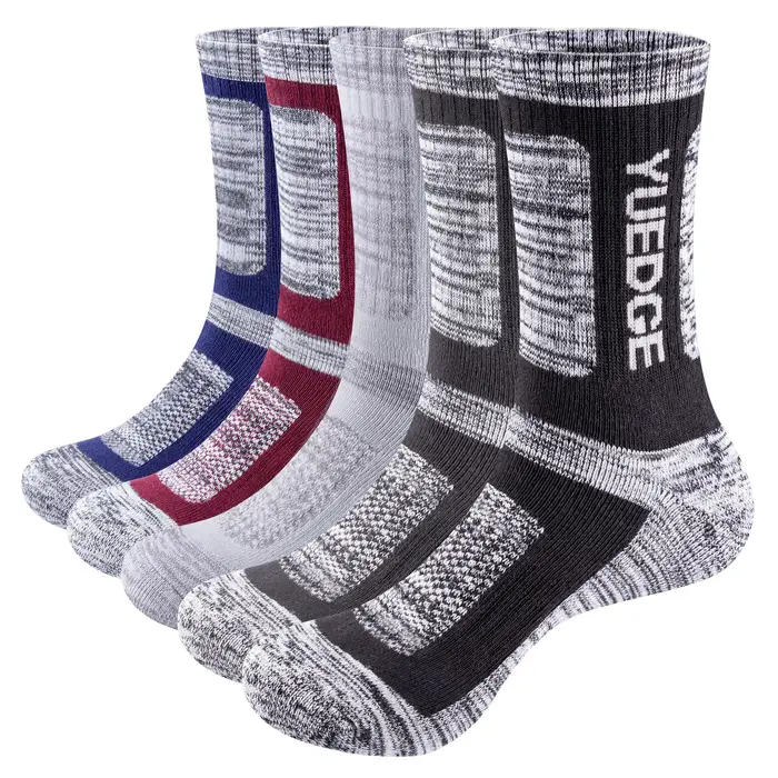 Chaussettes Randonnée Hiver Homme Respirantes Mi-Mollet pour Marche et Sports Outdoor Taille 37-46