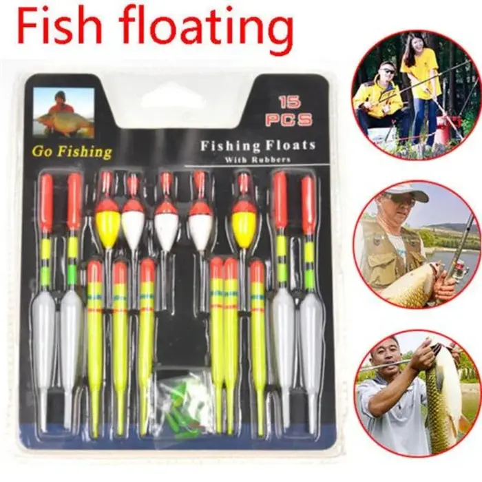 Flotteur de pêche Portable avec plusieurs combinaisons de tailles, adapté à la plupart des équipemen