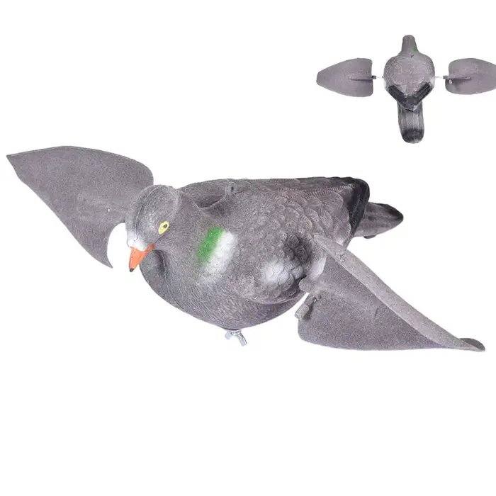 Leurre colombe volant éolien - Appât peint réaliste pour chasse et épouvantail jardin