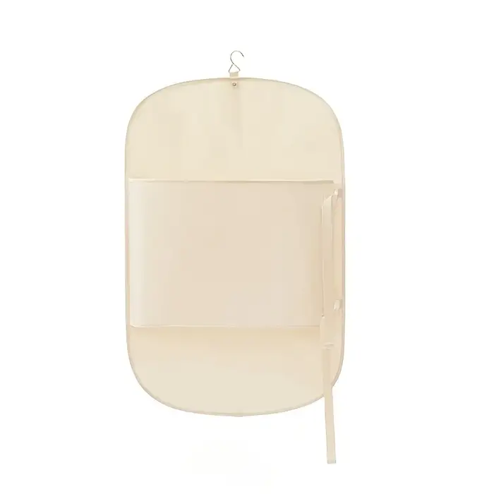 Housse de rangement compressible pour vêtements, pliable, anti-poussière, en tissu pour garde-robe, 