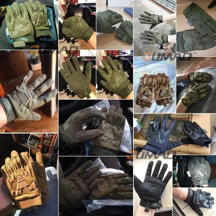 Gants tactiques camouflage pour hommes, chasse en plein air, randonnée, escalade, sport, Camping, Co