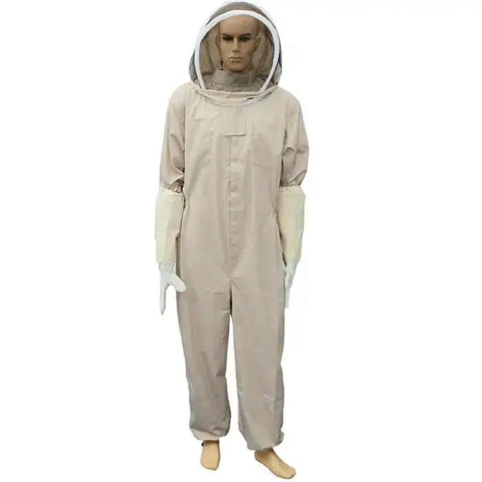 1 ensemble professionnel ventilé pour apiculture, combinaison de maintien des abeilles avec gants