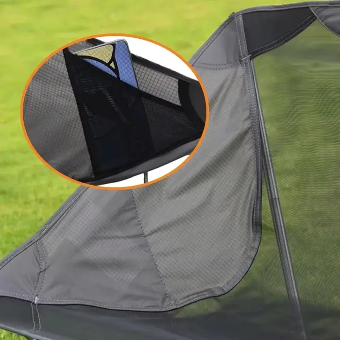 Chaise lunaire pliante Portable ultralégère, siège en filet en Nylon, chaise de plage, Camping d'été