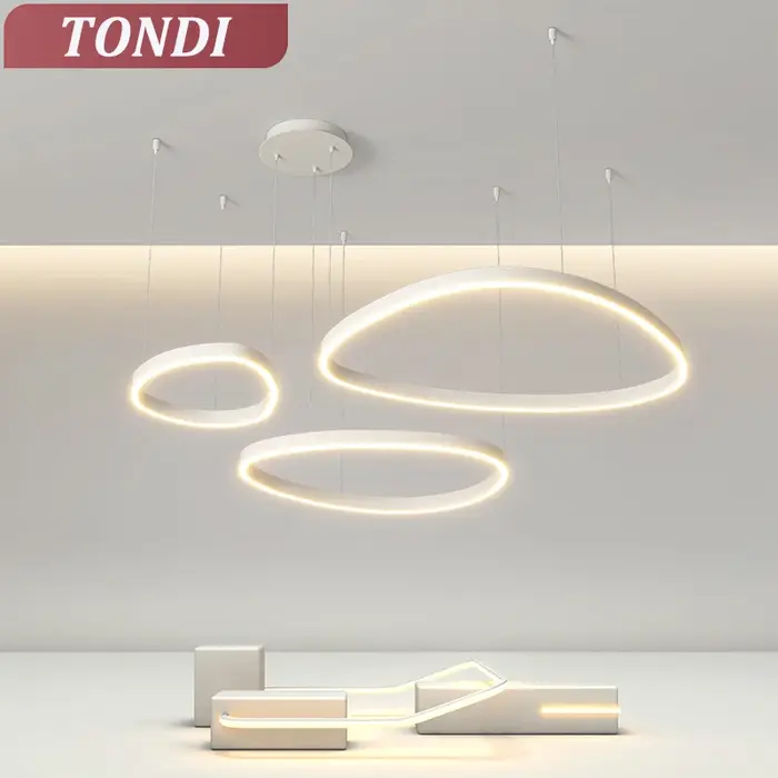 Ludeviation-Plafonnier LED suspendu, éclairage d'intérieur, luminaire décoratif de plafond, idéal po