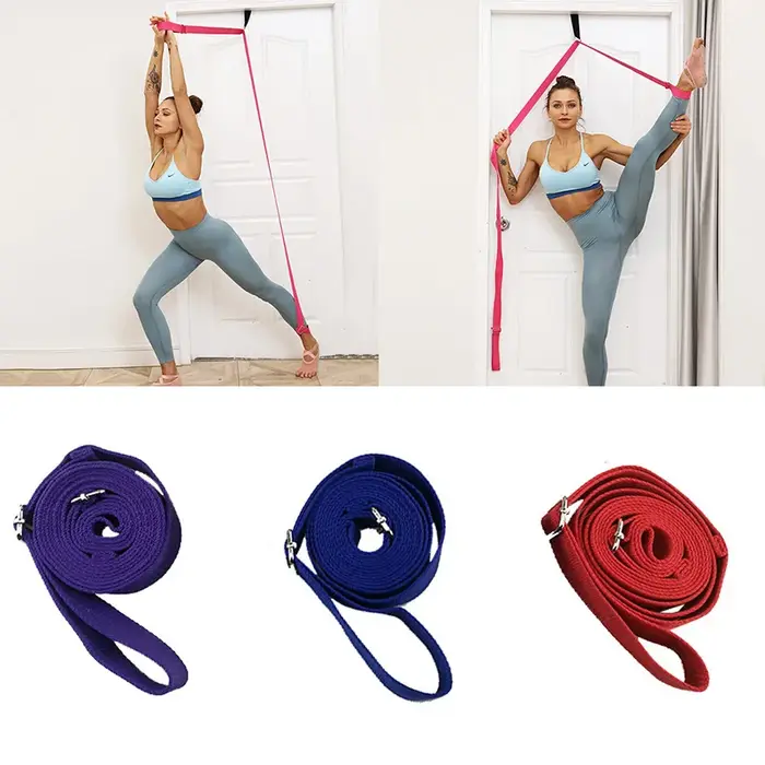 Sangle d'étirement de jambe de flexibilité de porte pour femmes, pour entraîneur de danse de joie de