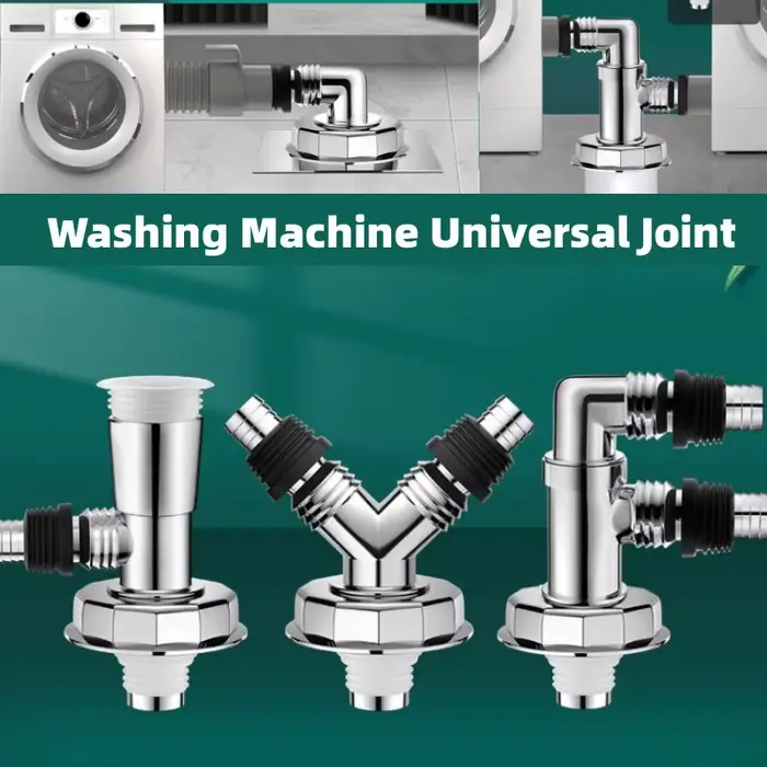 Joint de vidange de sol en plastique chromé pour machine à laver et lave-vaisselle, antiparasite, drain de sol, adaptateur de tuyau universel pour salle de bain, disponible en plusieurs couleurs
