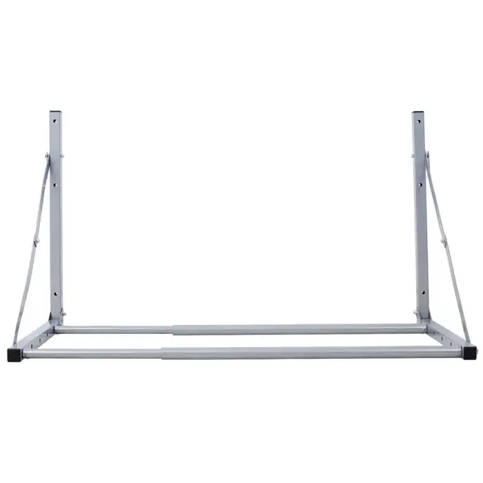 Dreamzon-Rangement mural pliable, 30.5 à 50.5 amarans de large, supporte 300 livres, argent