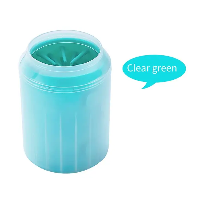 Nettoyeur de pattes de chien, peignes en Silicone souple, Portable, pour l'extérieur, lave-pieds pou