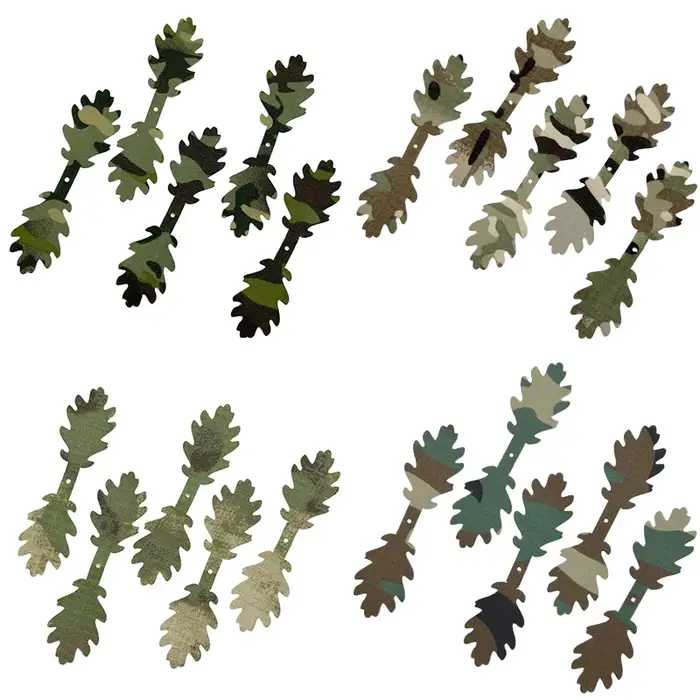 5Pcs/set 3D Camouflage Strips Tactical Paintball Shooting DIY Decorate Strips fo