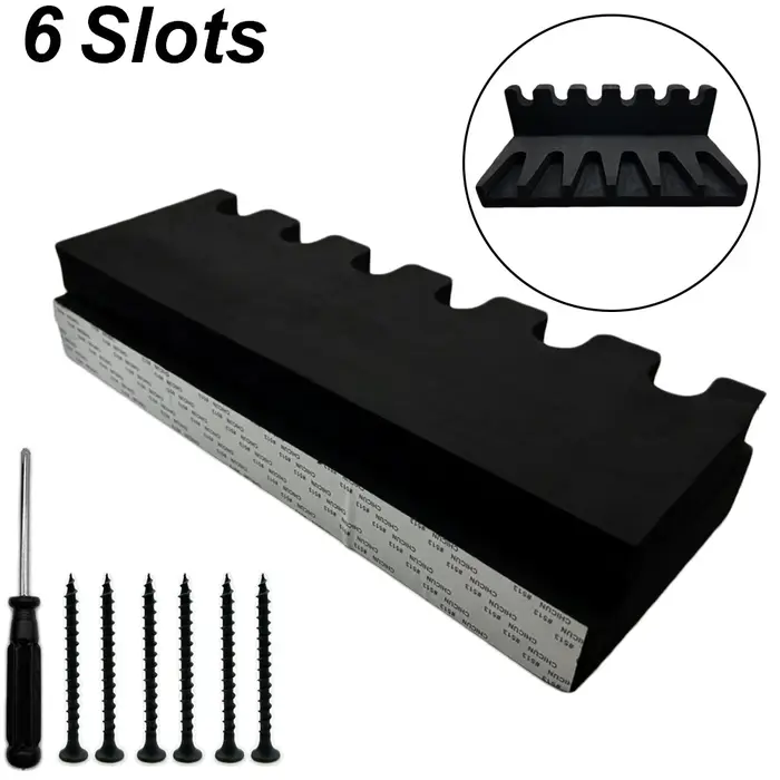 Support universel pour pistolet à 6 fentes, présentoir pour pistolet, support modulaire en mousse à 