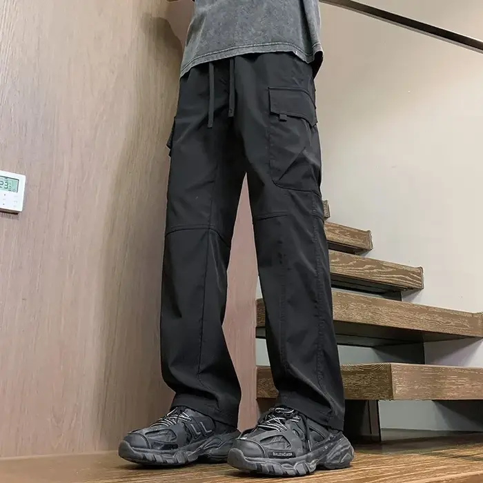 Vêtements de travail de marque de mode américaine pantalons décontractés pour hommes printemps et au