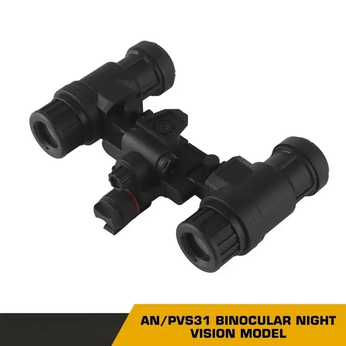Réplique jumelles vision nocturne AN/PVS31 accessoire cosplay chasse airsoft
