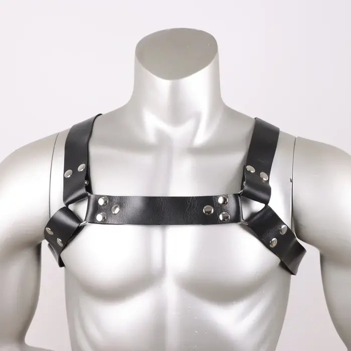 Ceinture de poitrine en cuir pour hommes, bretelles multiples, Lingerie Sexy, Cosplay pour Bar, disc