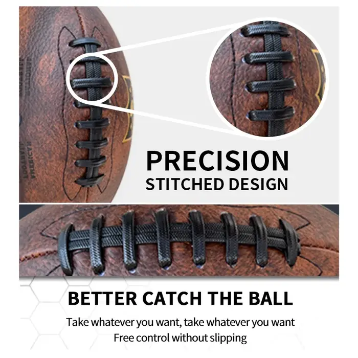 Taille balle officielle Football américain RugbyBall résistance Footbll entraînement pratique sport Rugby