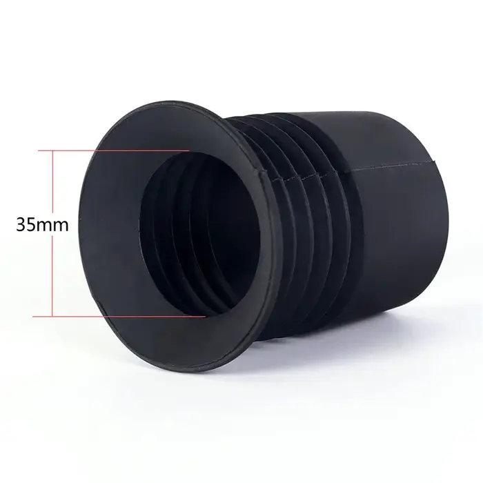 Portée de fusil Flexible de chasse tactique, protection oculaire oculaire, lentille en caoutchouc, couvercle de recul, extension de tasse oculaire, Anti-Impact