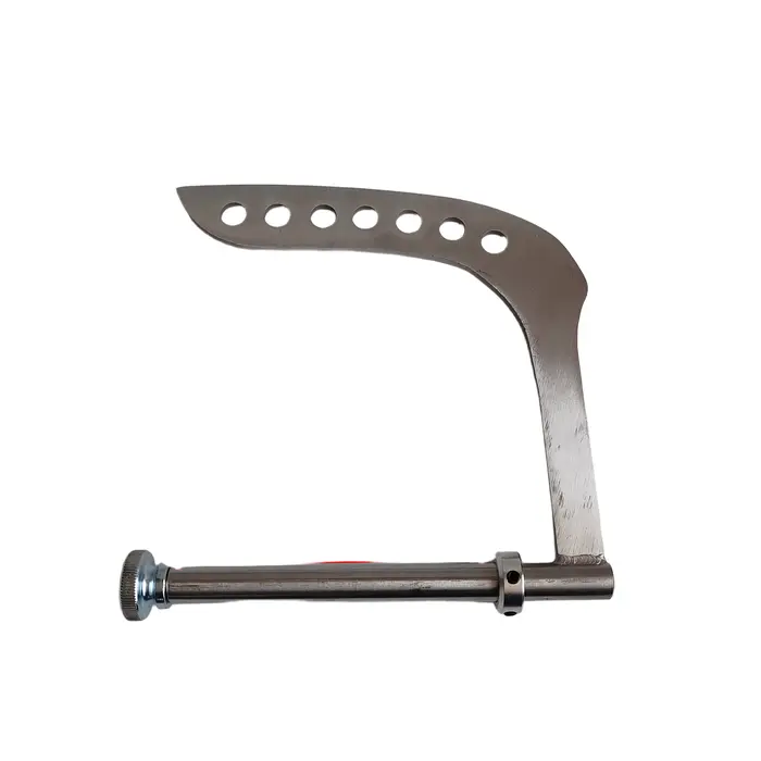 Barre en L pour l'entraînement de la force des avant-bras, des mains et des poignets, idéale pour la lutte de bras, avec poignée de type clé excentrique, diamètre 16 mm