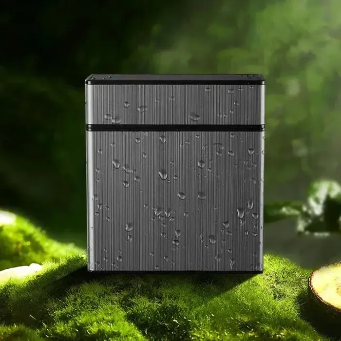 Nouveau portable grande capacité 40 pack boîte à cigarettes résistant à la pression