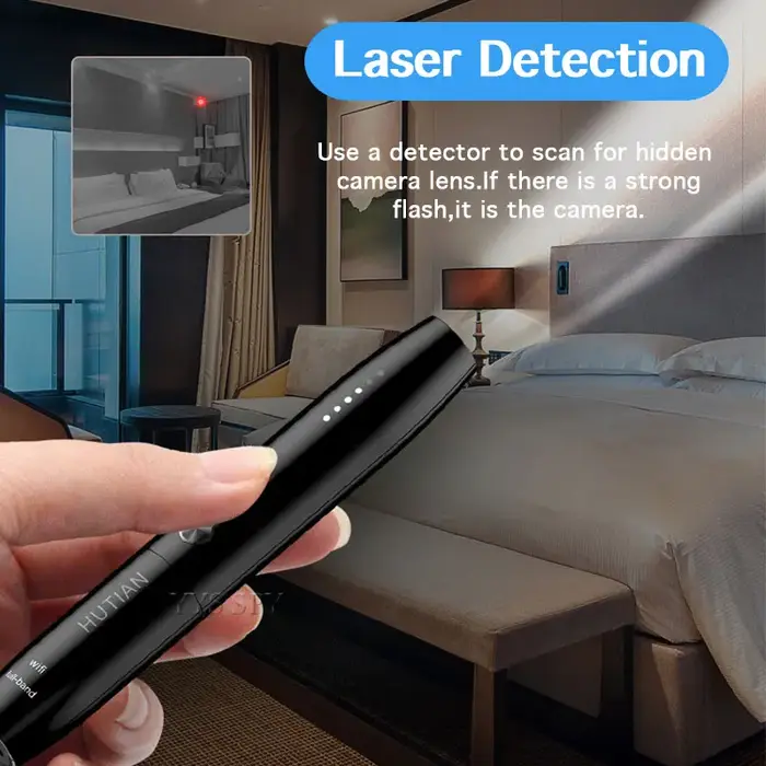 Stylo détecteur anti-caméra cachée, protection de sécurité, signal RF, écoute électronique, caméra espion, gadgets sans fil, 101 GPS, recherche de bogues audio