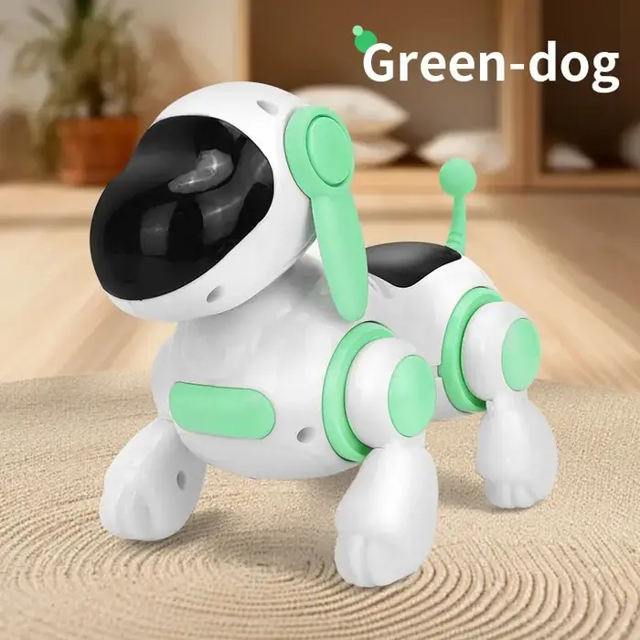Article très vendu : chien robot électronique, chiot intelligent avec LED, jouet pour enfants.