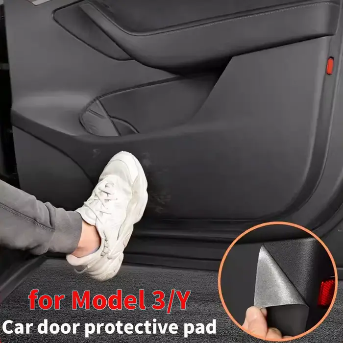 Coussinet anti-coup de pied pour porte de voiture tesla modèle 3/Y, coussinet de protection pour pan