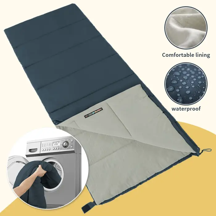 Natureifa-Sac de couchage de camping étanche pour adultes, F150, enveloppe, tente, confortable, chau