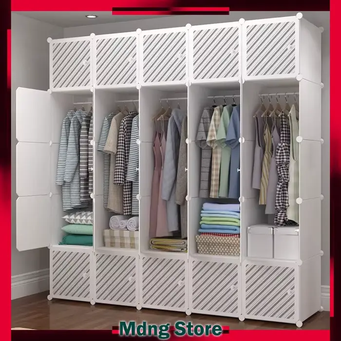 Chambre enfants porte-vêtements organisateur tiroir chaussure salon porte-vêtements étagères femmes Szafa Tekstylna Na Ubrania meubles