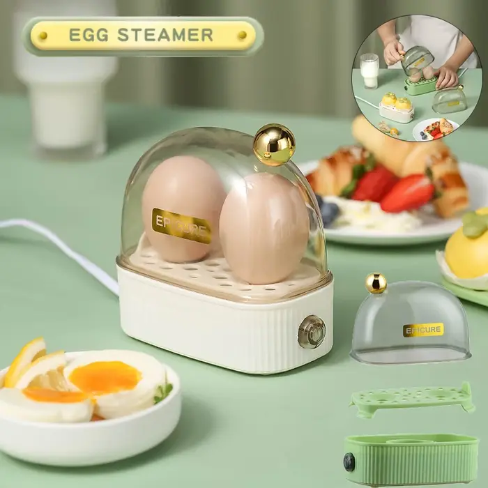 Cuiseur à œufs électrique multifonctionnel, mise hors tension automatique, mini cuiseur à vapeur, ma