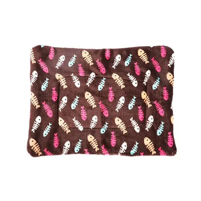 Matelas pour chien, tapis de couchage pour animaux de compagnie à motif de dessin animé, couverture 
