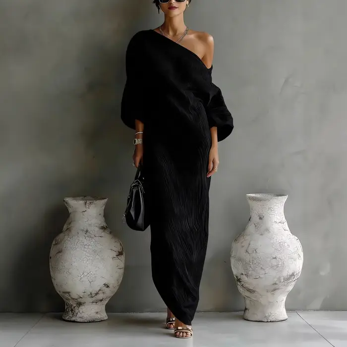 Robes pour femmes Printemps/Été 2026 Nouvelle Collection Haut de Gamme Robe Longue à Manches Longues