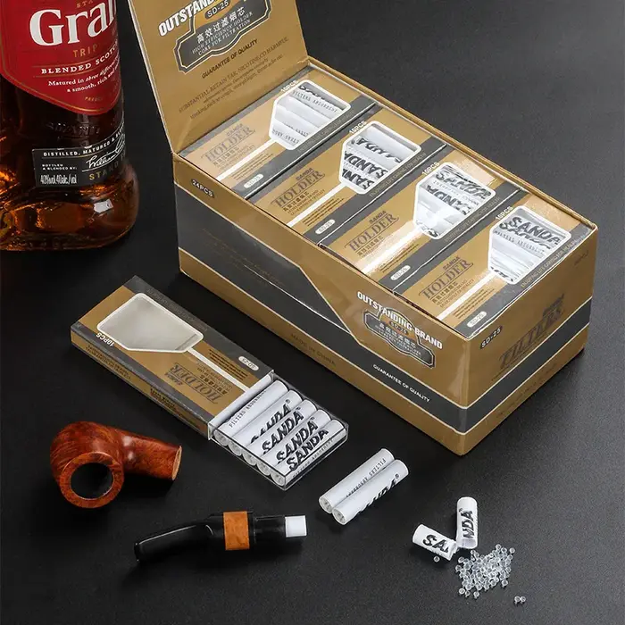 Cartouche de filtres pour tuyaux de tabac Sanda