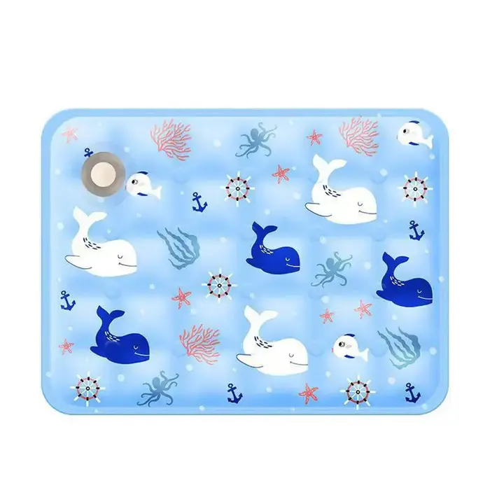 Tapis rafraîchissant pour animaux de compagnie, couverture glacée durable pour l'été, auto-remplissa