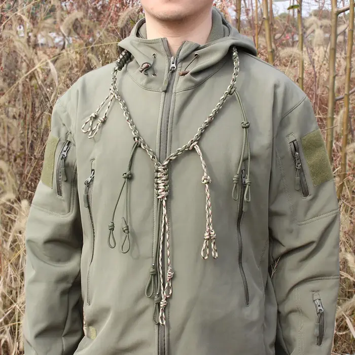 Lanière corde pour sifflets appel canard - Accessoire chasseur pour décrocher et organiser vos leurres