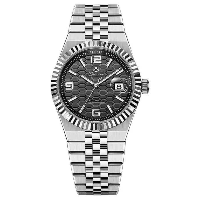 Montre automatique mécanique DULUNWE homme luxe date étanche lumineuse affaires reloj hombre