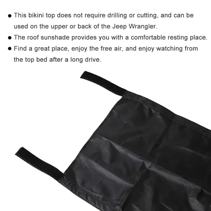 Pare-soleil de toit de voiture pour Jeep Wrangler 1987 – 2020 YJ, TJ, LJ, JK, JKU, JL, JLU, accessoi