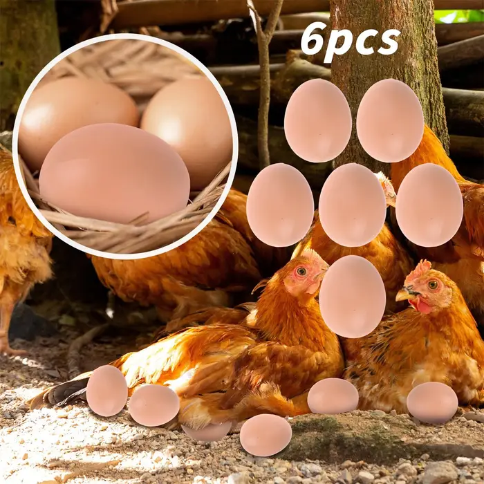 6/18/30 pièces oeuf à couver poule de pâques volaille élevage Simulation faux oeufs artificiels en p