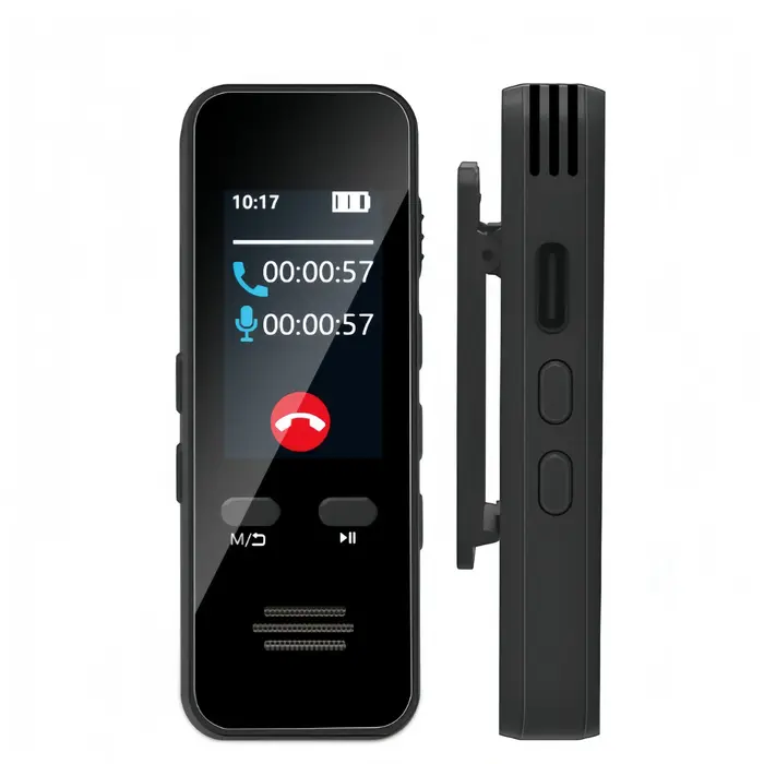 Enregistreur vocal numérique 64GB protection mot de passe contrôle vocal longue durée enregistrement LCD